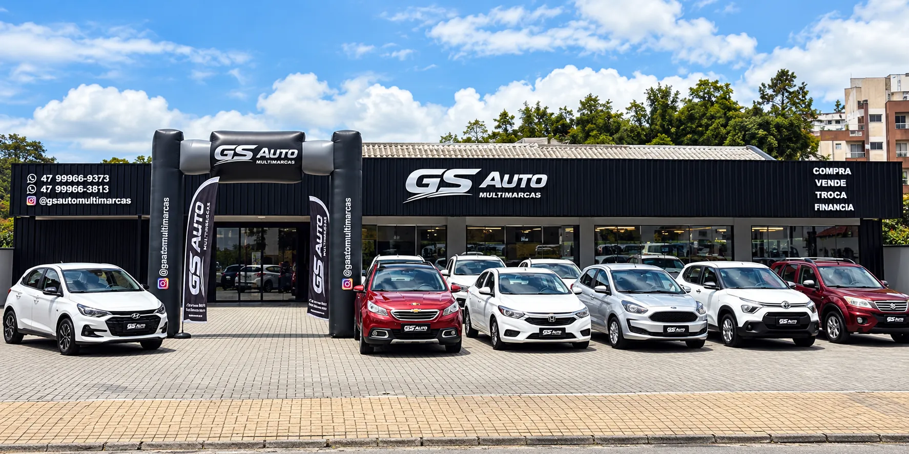 Fachada da GS Auto Multimarcas