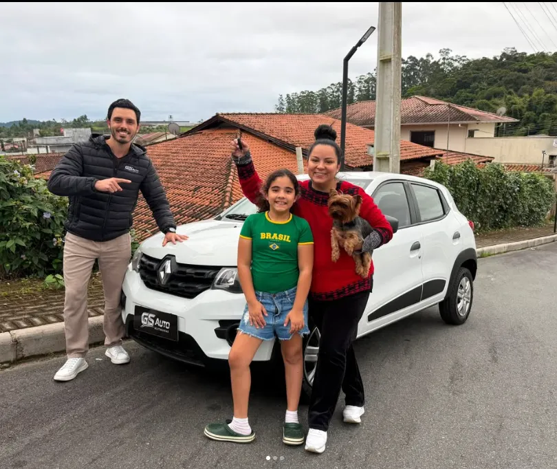 Entrega para Cliente de Gaspar/SC — Renault Kwid